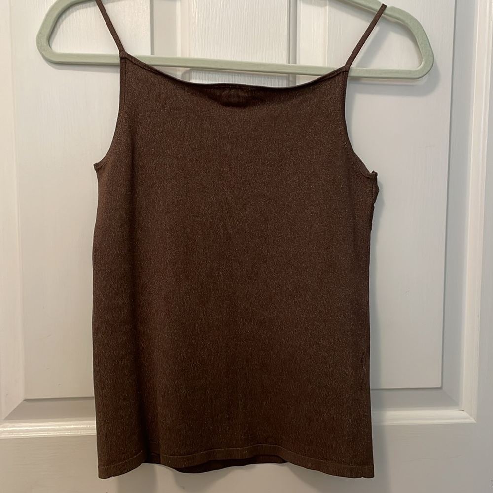 AnnTaylor Ruffle Shell/Camisole - Picture 4 of 5